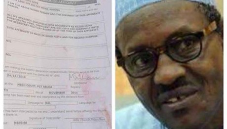 Tension in APC Camp As Court May Disqualify Buhari Over Forged Certificate
