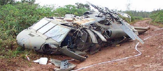 Nigerian Air Force Helicopter Crashes in Lagos