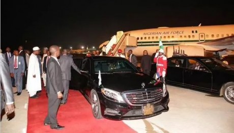 Buhari Rides More Expensive Car Than GEJ