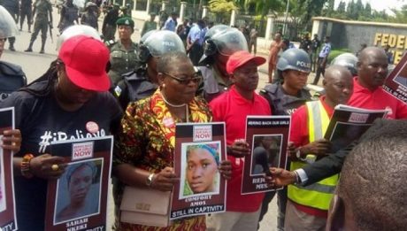 Police Takeover Unity Fountain, Venue Of Bring Back Our Girls Protest (VIDEO)