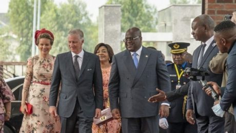 Belgian king returns mask on visit to DR Congo alongside PM